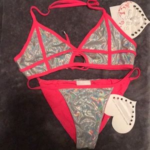 Beach Bunny blade Runner Swimwear set NWT